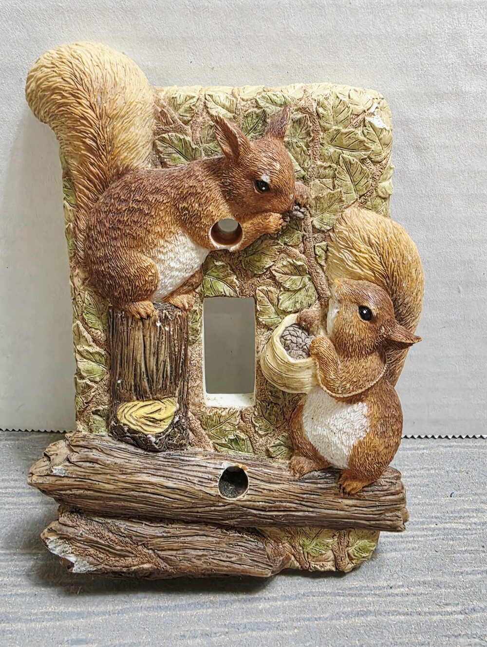 Westland Giftware Squirrel Decorative Toggle Light Switch Plate Cover Resin 3072